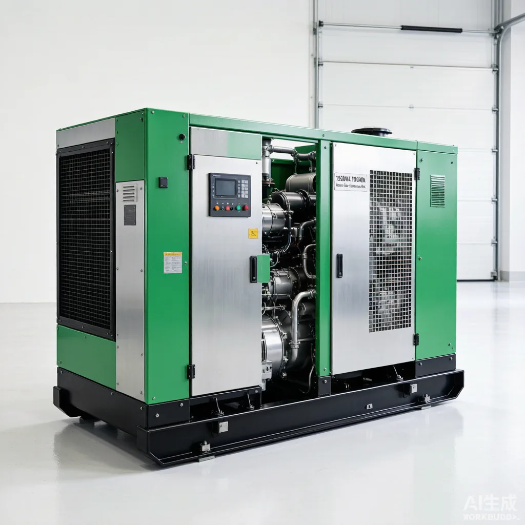 Natural Gas Generator 1000kW 1250kVA 95% Efficiency