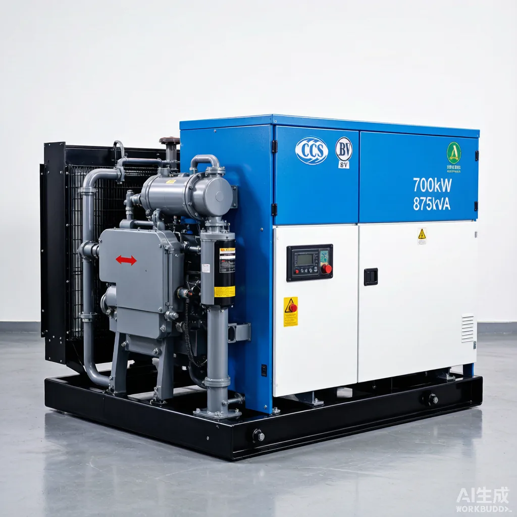 Marine Diesel Generator 700kW 875kVA CCS BV Certified